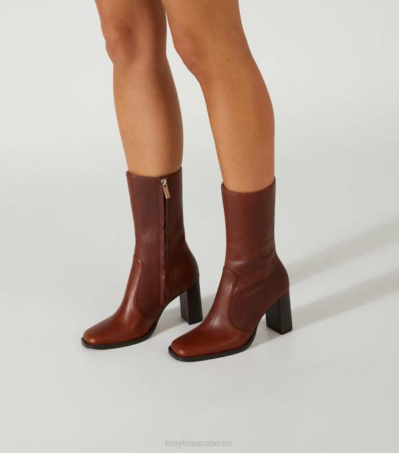 Stiefeletten| de Tony Bianco Frauen Atlanta-Stiefeletten Cognac 4624506